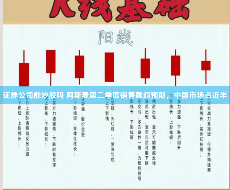 证券公司能炒股吗 阿斯麦第二季度销售额超预期，中国市场占近半